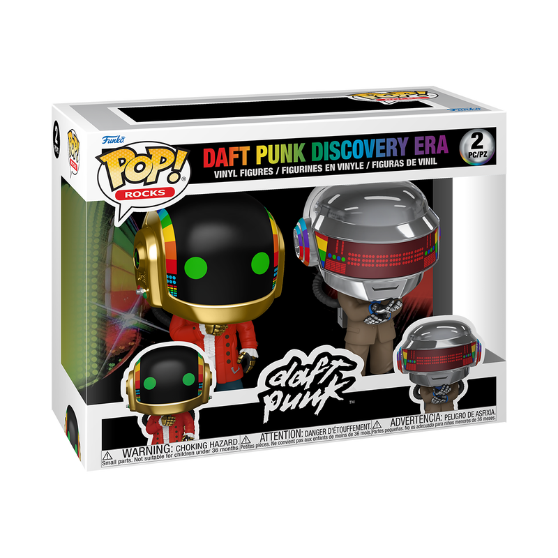 DAFT PUNK S1 - POP FUNKO VINYL FIGURE 2-PACK - DAFT PUNK DISCOVERY ERA 9CM