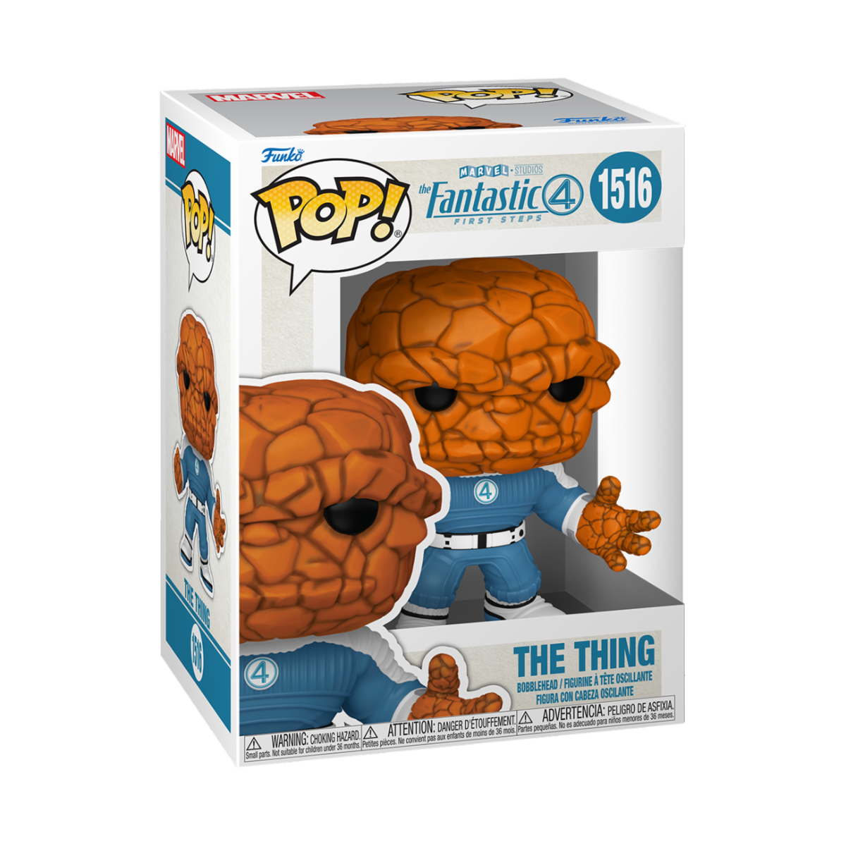 MARVEL: THE FANTASTIC FOUR: FIRST STEPS - POP FUNKO VINYL FIGURE - THE THING 9CM