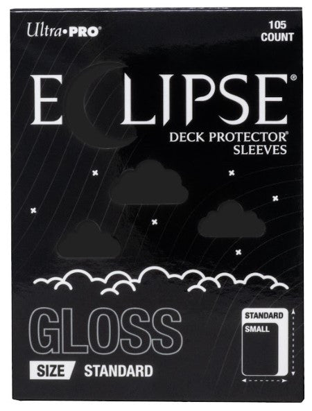 16700 - 105 ECLIPSE DECK PROTECTOR SLEEVES - STANDARD - GLOSS - JET BLACK