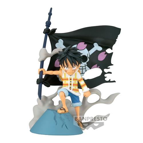 89295 - ONE PIECE - WORLD COLLECTABLE FIGURE - LOG STORIES - MONKEY D. LUFFY - MINIFIGURE 8CM