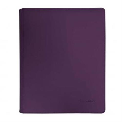 16484 - VIVID ZIPPERED 9-POCKET PRO-BINDER - MIDNIGHT PLUM