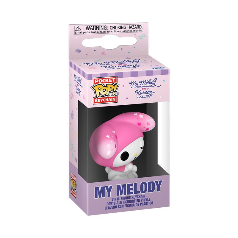 SANRIO: KUROMI 20TH ANNIVERSARY - KEYCHAIN - MY MELODY 4CM