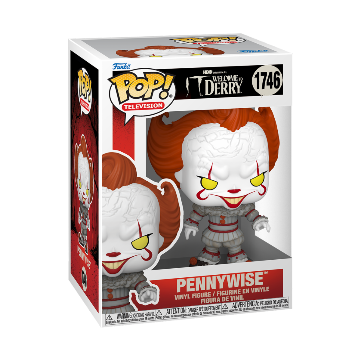 IT: WELCOME TO DERRY - POP FUNKO VINYL FIGURE 1746 PENNYWISE 9CM