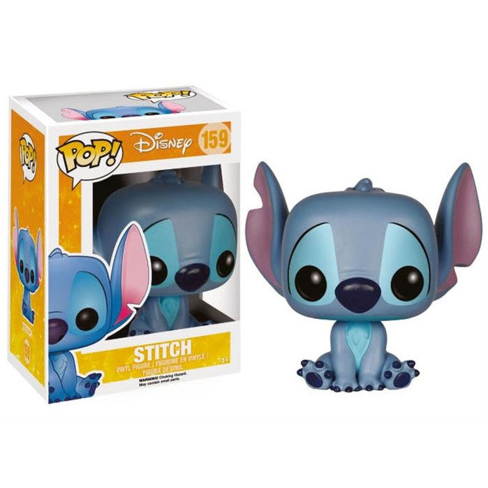 DISNEY - POP FUNKO VINYL FIGURE 159 STITCH (SEATED) 10 CM