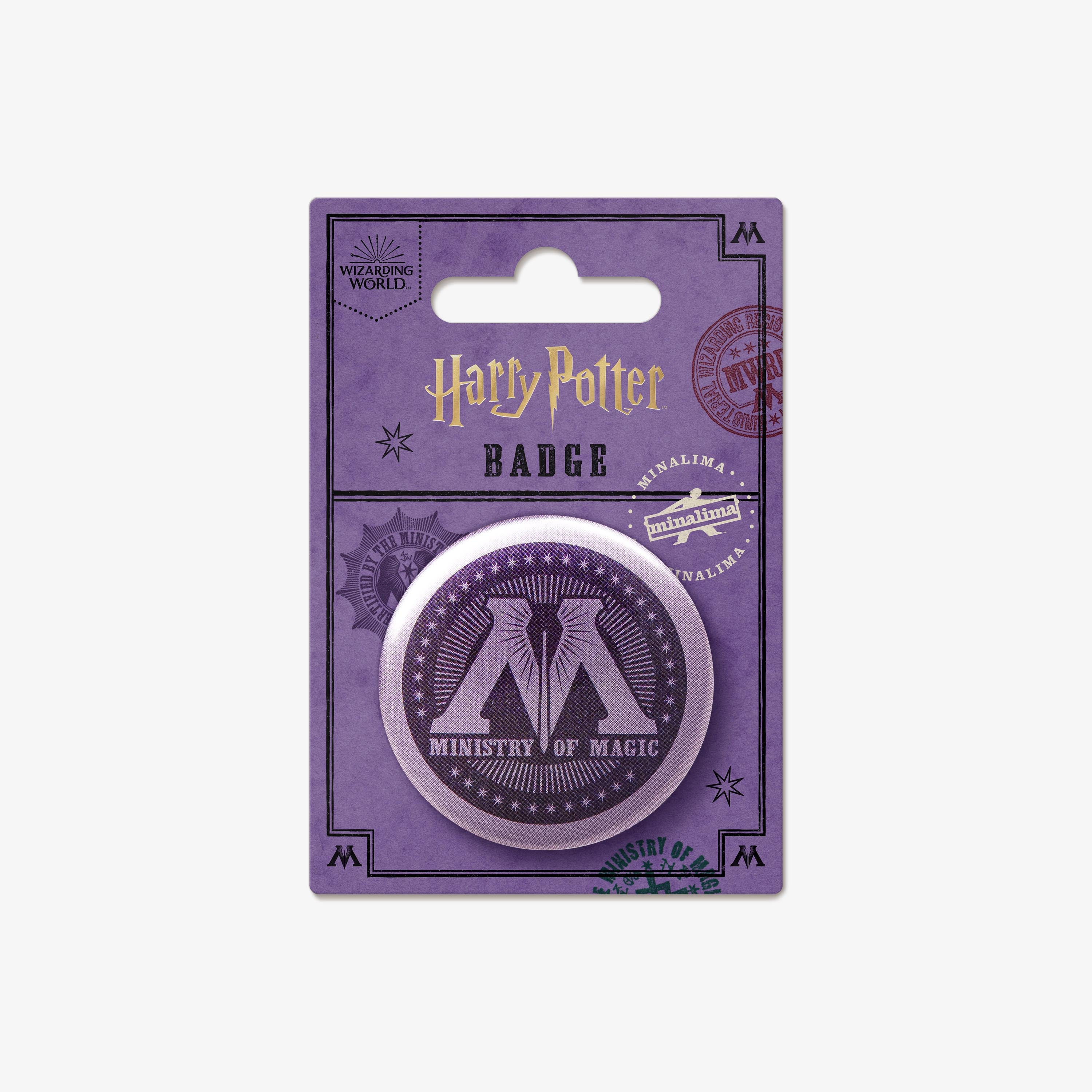 HPBB17 - HARRY POTTER - MINISTRY OF MAGIC EMBLEM - BADGE