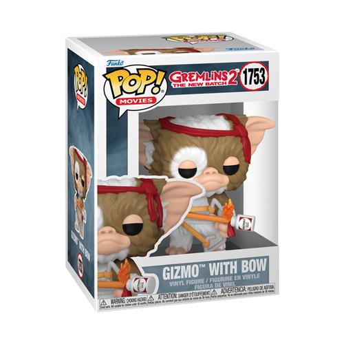 GREMLINS - POP FUNKO VINYL FIGURE 1753 GIZMO W/BOW 9CM