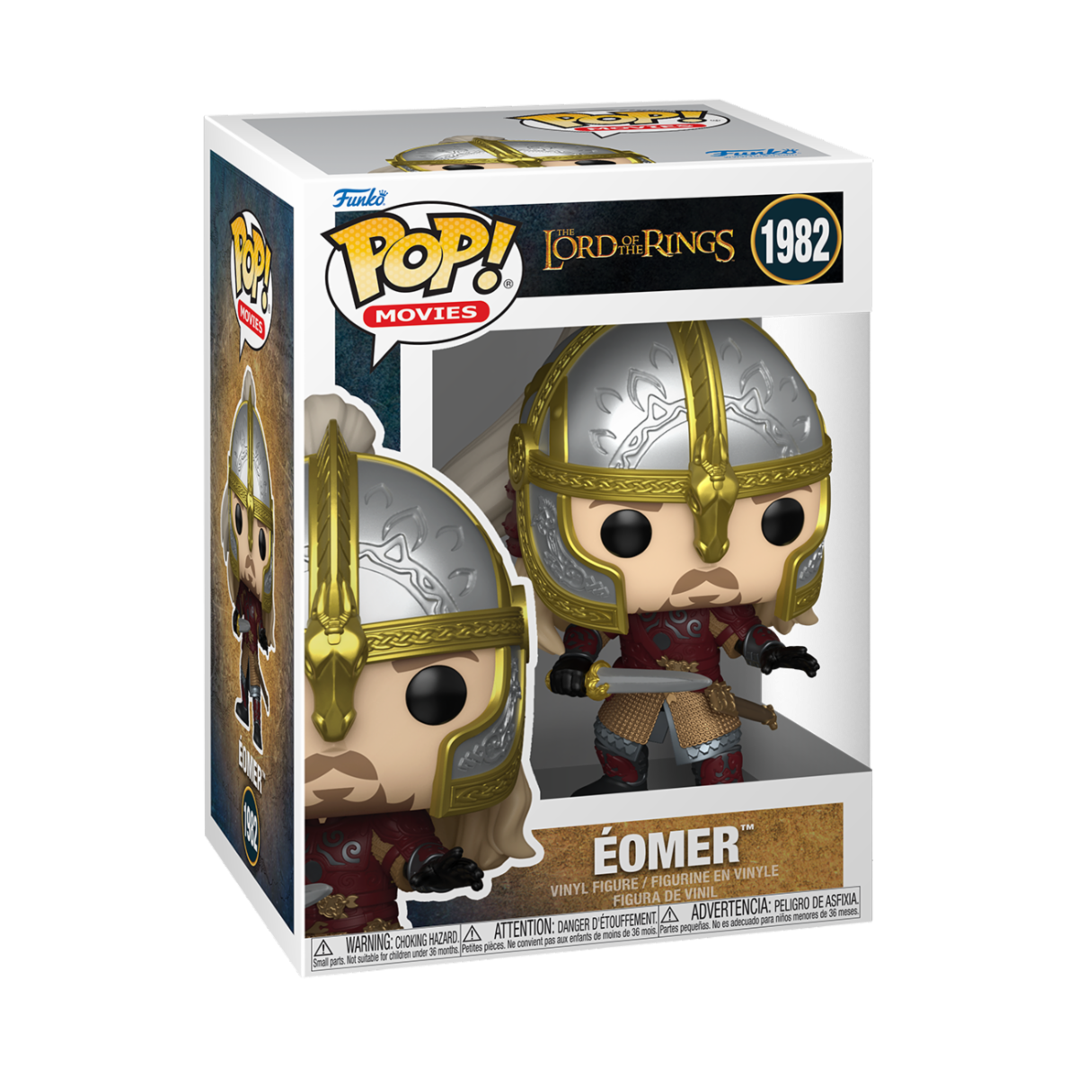 THE LORD OF THE RINGS S10 - POP FUNKO VINYL FIGURE 1982 EOMER 9CM