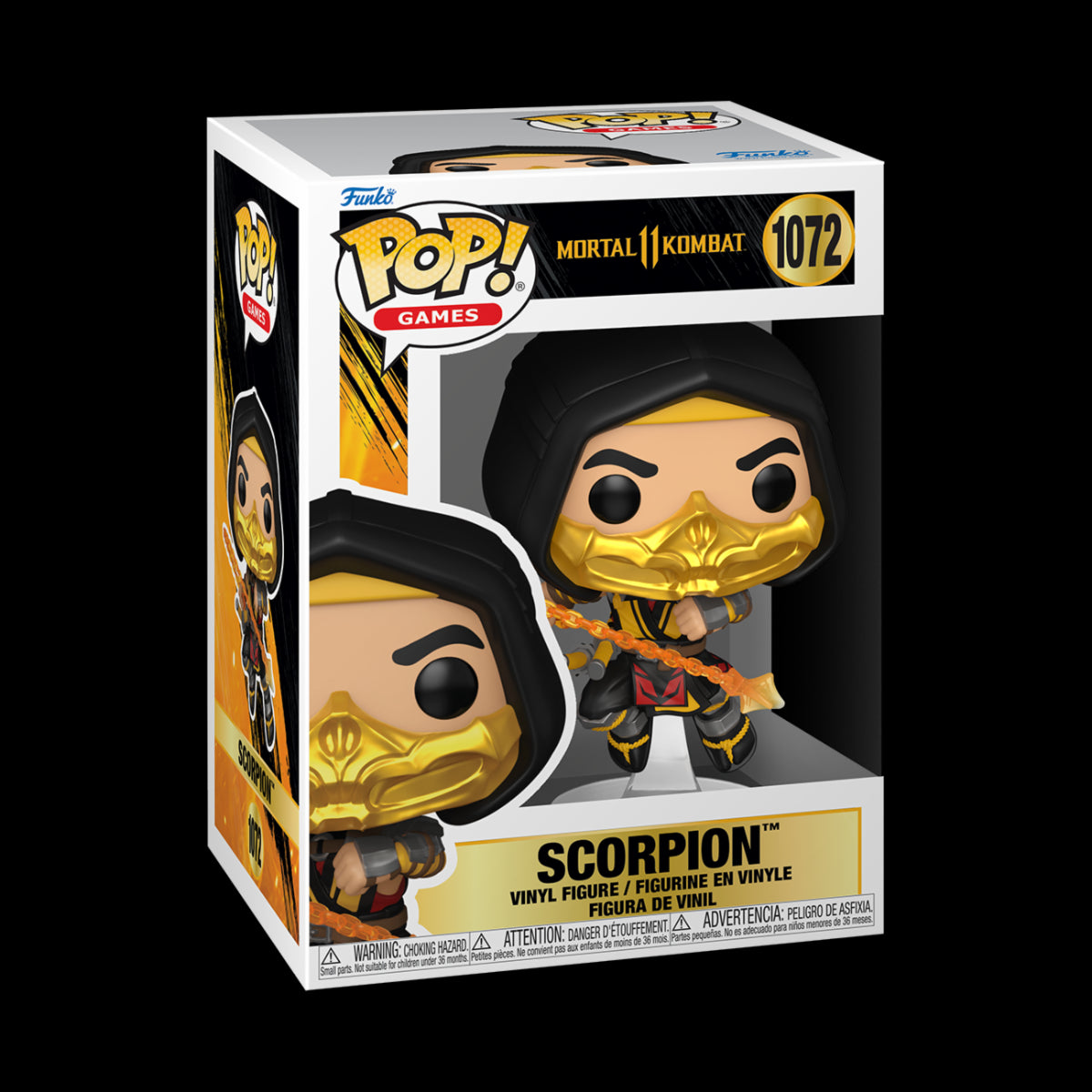 MORTAL KOMBAT - POP FUNKO VINYL FIGURE 1072 SCORPION 9CM