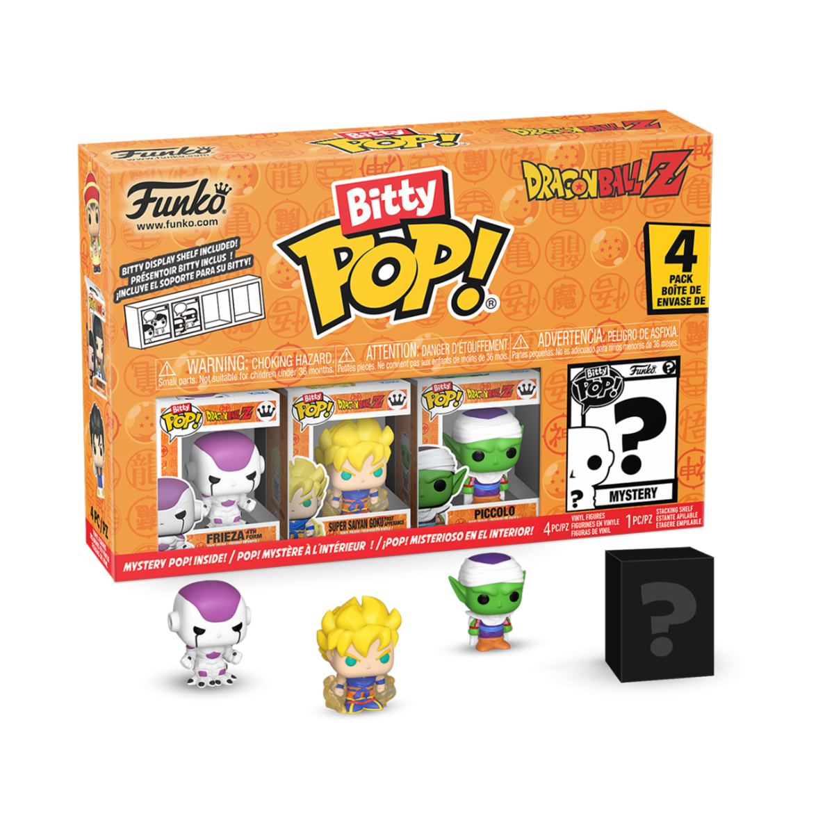 73026 - DRAGON BALL Z - FUNKO BITTY POP VINYL FIGURE - FRIEZA (4PK)