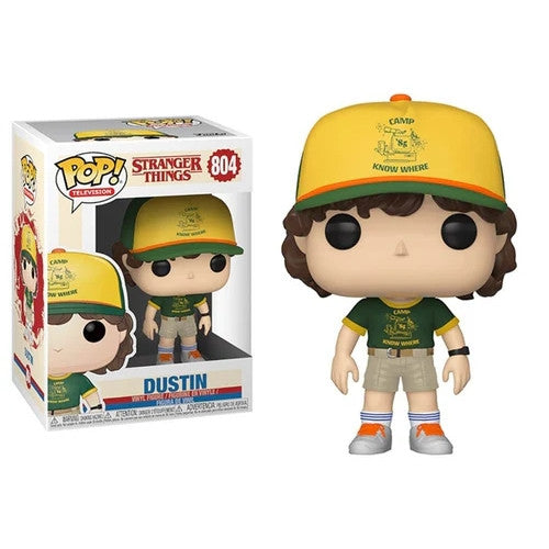 STRANGER THINGS - POP FUNKO VINYL FIGURE 804 DUSTIN 9CM
