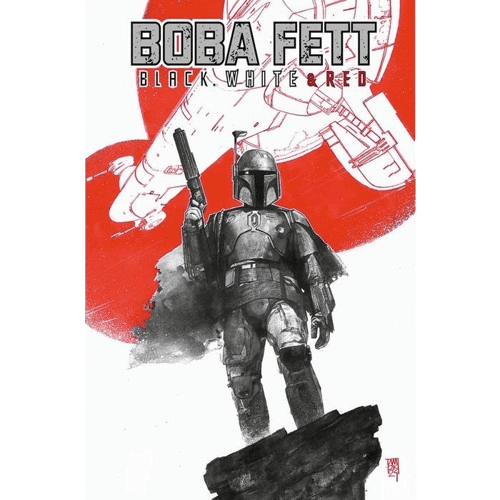 BOBA FETT: BLACK WHITE & RED