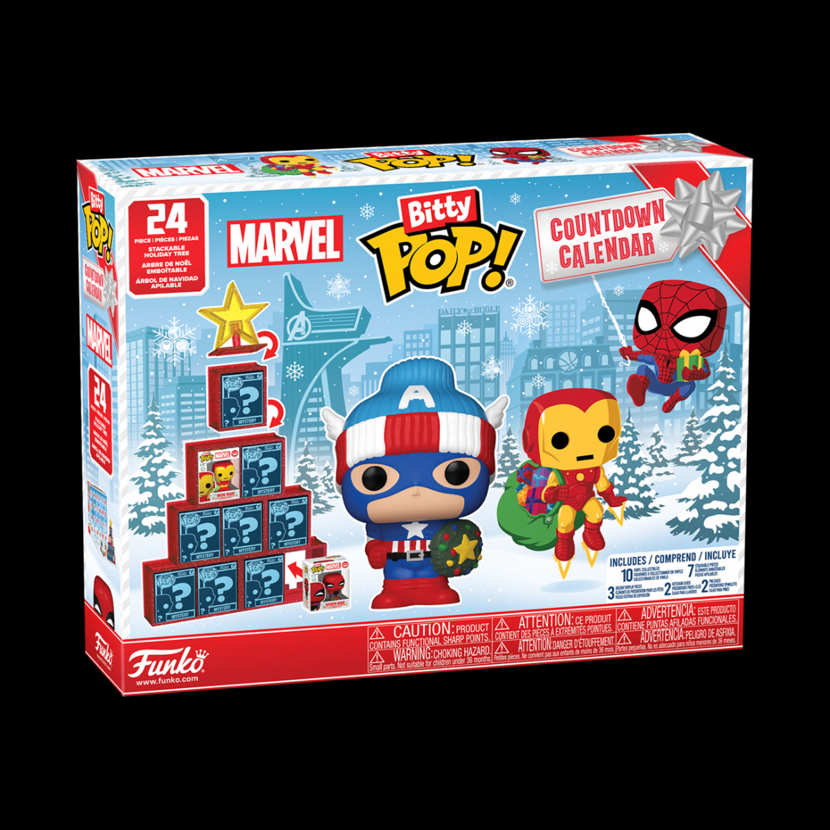 87003 - MARVEL - FUNKO BITTY POP COUNTDOWN CALENDAR - MARVEL COMICS HOLIDAY