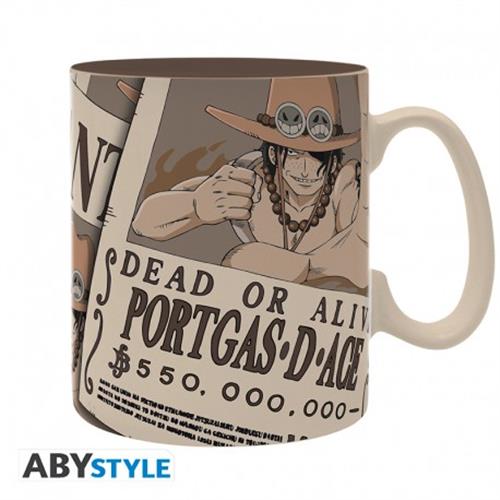 ABYMUGA455 - ONE PIECE - TAZZA 460ML - WANTED ACE