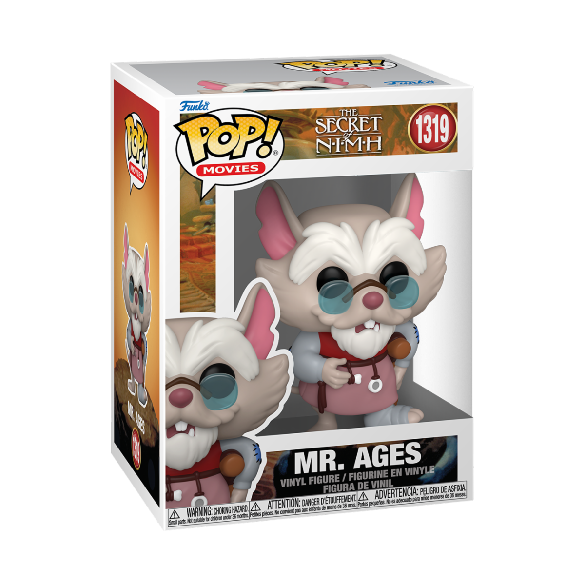THE SECRETS OF NIMH - POP FUNKO VINYL FIGURE 1319 MR. AGES 9CM