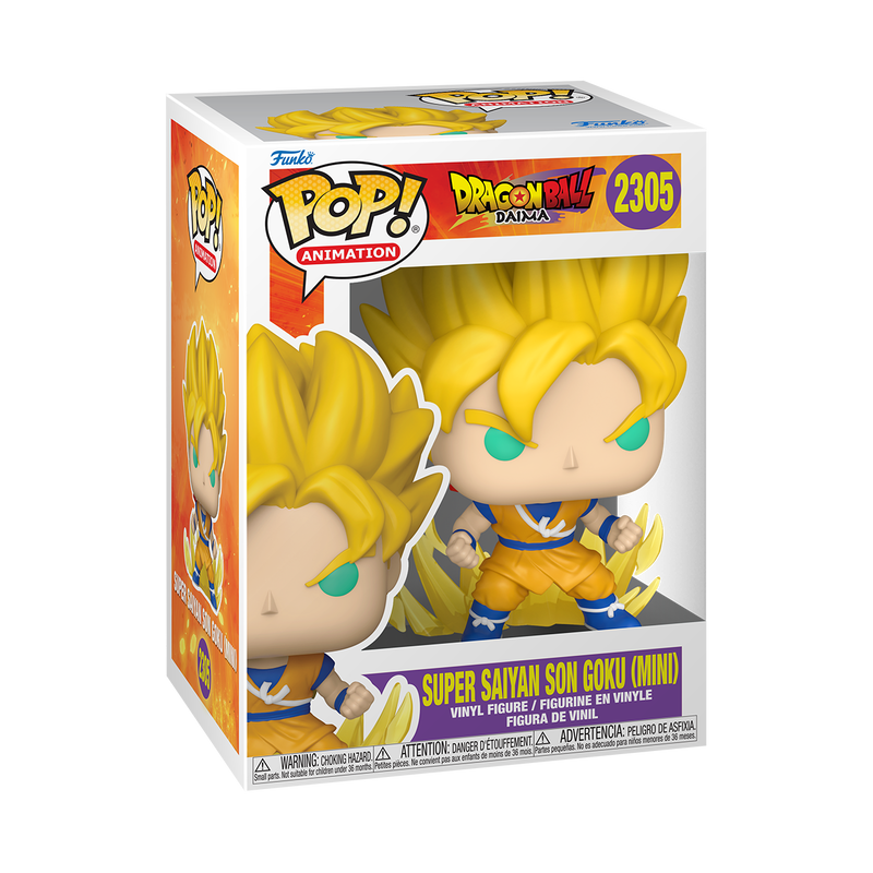 DRAGON BALL DAIMA - POP FUNKO VINYL FIGURE 2305 SUPER SAIYAN SON GOKU (MINI) REGULAR 9CM