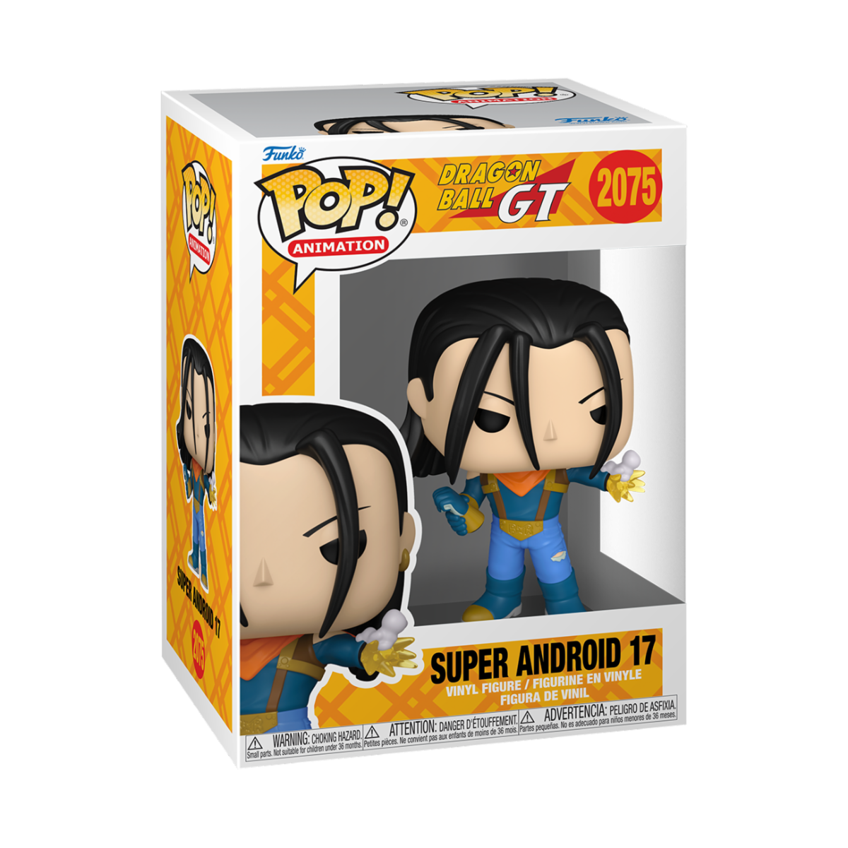 DRAGON BALL GT - POP FUNKO VINYL FIGURE 2075 SUPER ANDROID 17 9CM