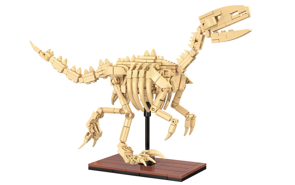 DBLC59014W - CADA - DINOSAUR FOSSILS - VELOCIRAPTOR - 256 PZ