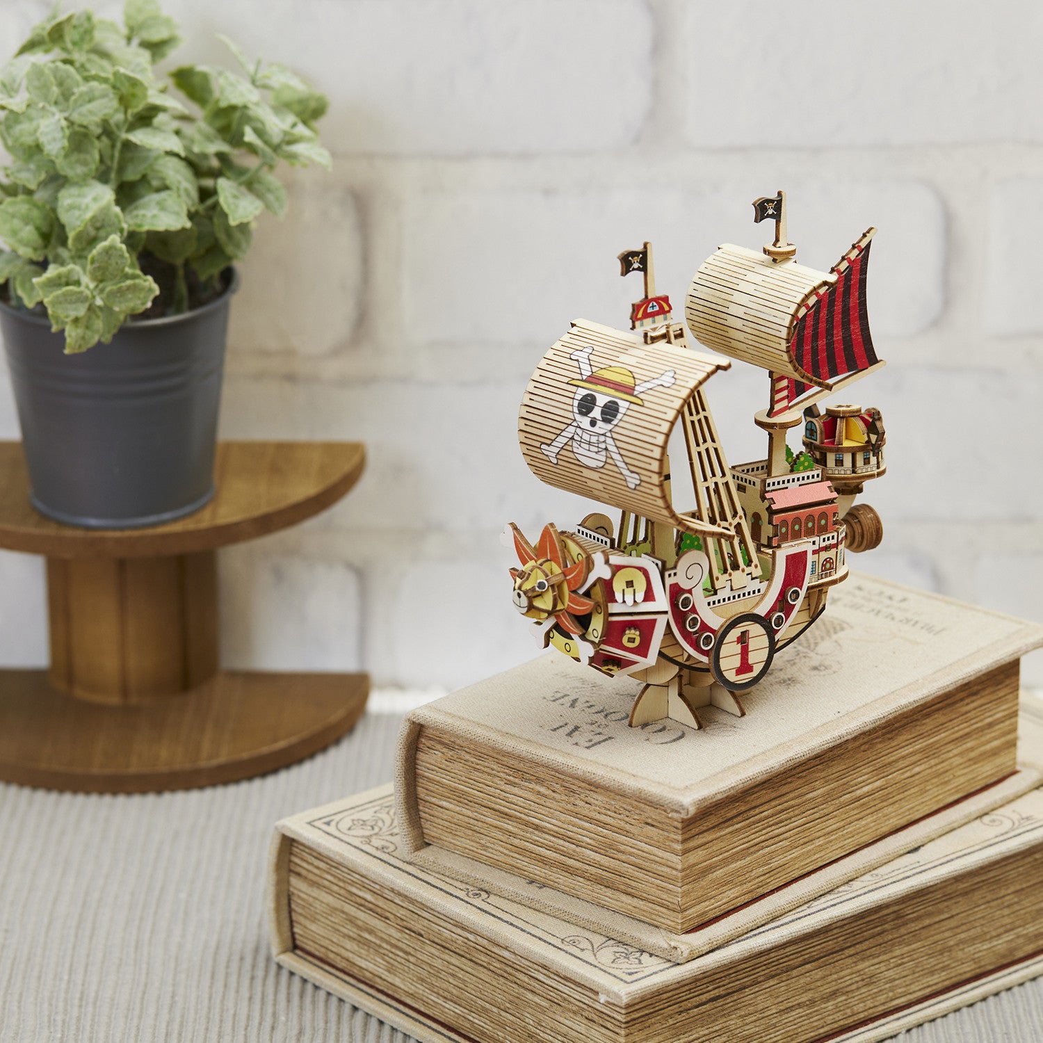 WB66007 - DIY PUZZLE BOAT - ONE PIECE - WA-GU-MI THOUSAND SUNNY