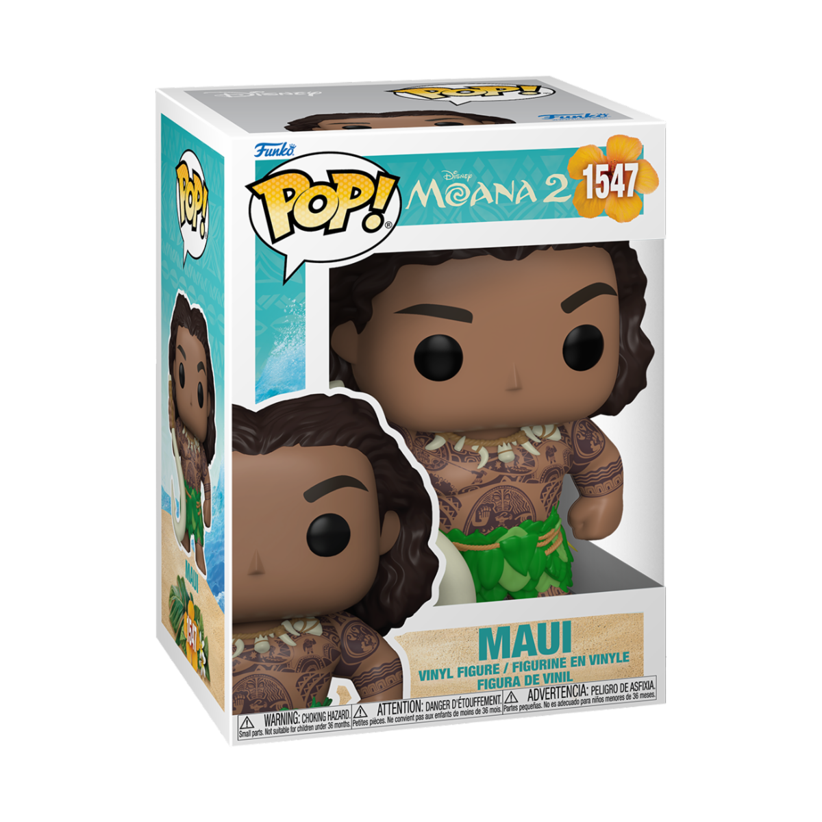 DISNEY: MOANA 2 - POP FUNKO VINYL FIGURE 1547 MAUI 9CM