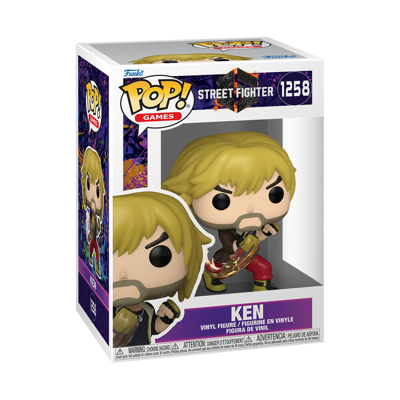 STREET FIGHTER 6 - POP FUNKO VINYL FIGURE 1258 KEN 9CM