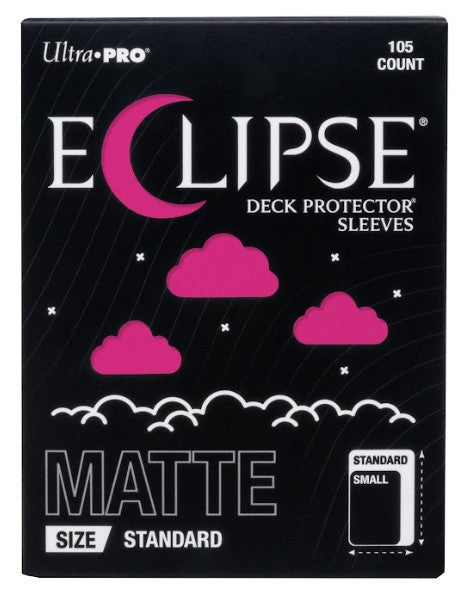 16688 - 105 ECLIPSE DECK PROTECTOR SLEEVES - STANDARD - MATTE - HOT PINK