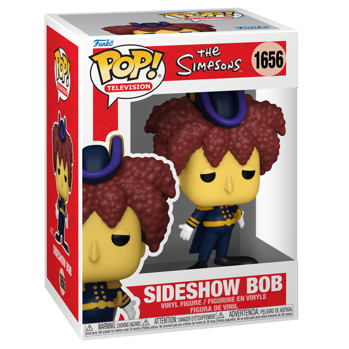 THE SIMPSONS - POP FUNKO VINYL FIGURE 1656 SIDESHOW BOB 9CM