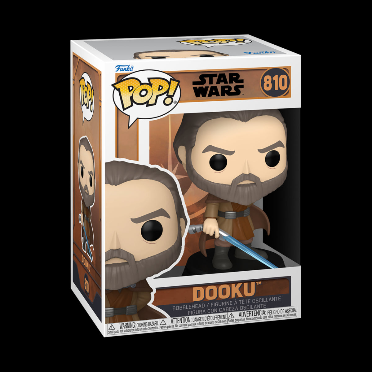 STAR WARS: TALES OF THE JEDI - POP FUNKO VINYL FIGURE 810 DOOKU 9CM