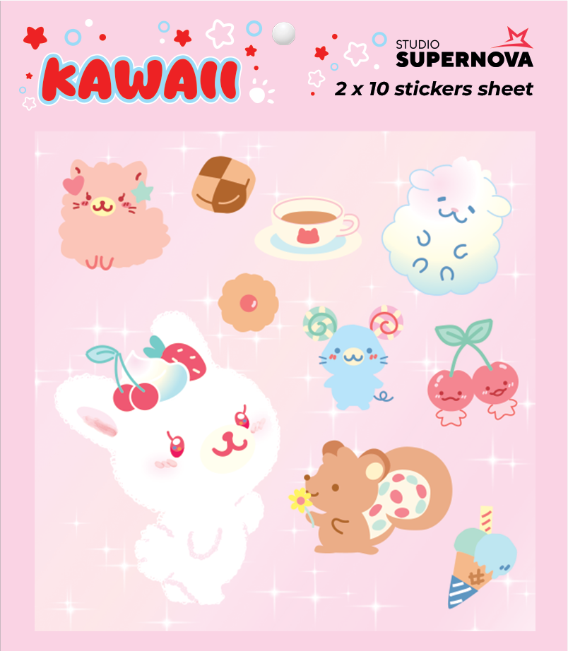 SET STICKER - KAWAII 3