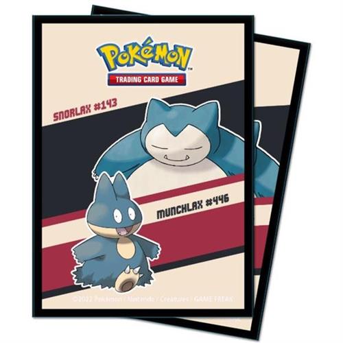 15952 - 65 BUSTINE STANDARD - POKEMON - SNORLAX & MUNCHLAX