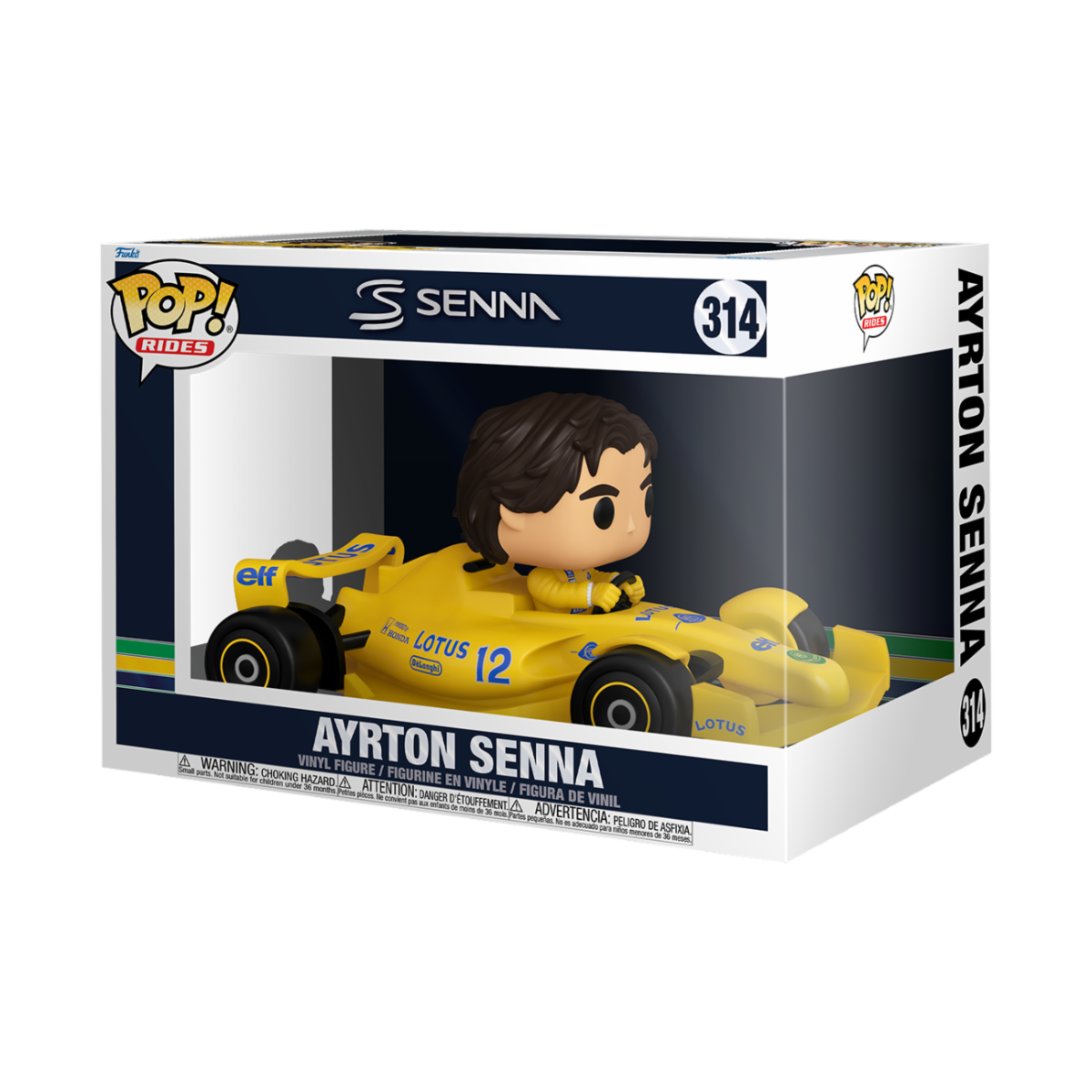 RACING: SENNA - POP FUNKO RIDE DELUXE VINYL FIGURE 314 AYRTON SENNA (LOTUS) 15CM
