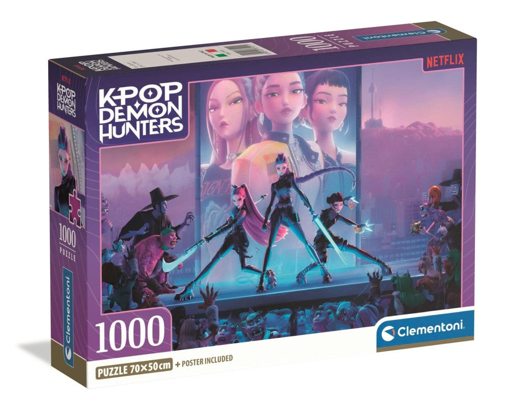 37121 - KPOP DEMON HUNTERS - PUZZLE 1000 PEZZI COMPACT 1