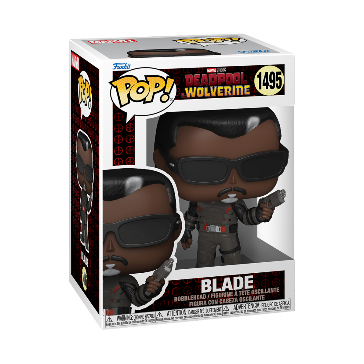 MARVEL: DEADPOOL&WOLVERINE - POP FUNKO VINYL FIGURE 1495 BLADE 9 CM