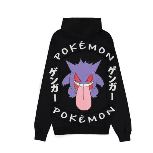 POKEMON - FELPA CON ZIP E CAPPUCCIO - HD185305POK - GENGAR LOCKED UP L