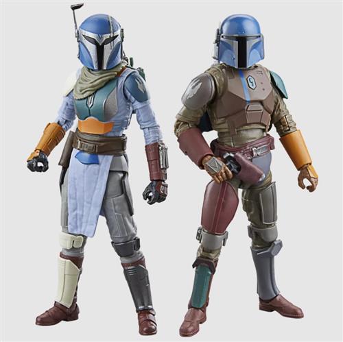 STAR WARS - BLACK SERIES - THE MANDALORIAN - ADDESTRATORI DI SHRIEK-HAWK MANDALORIANI - ACTION FIGURE 15CM
