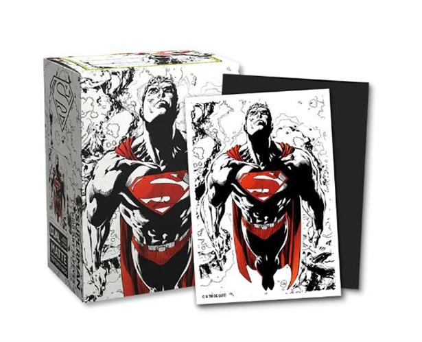 AT-16076 - 100 BUSTINE MATTE STANDARD - SUPERMAN CORE (RED/WHITE VARIANT)