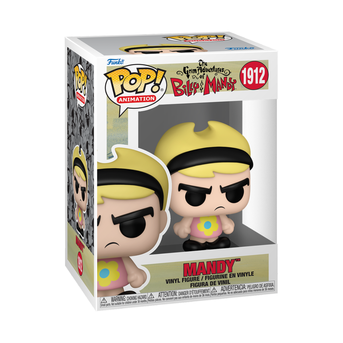 THE GRIM ADVENTURES OF BILLY & MANDY - POP FUNKO VINYL FIGURE 1912 MANDY 9CM