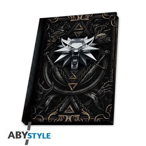 ABYNOT127 - THE WITCHER - A5 NOTEBOOK - WOLF SCHOOL