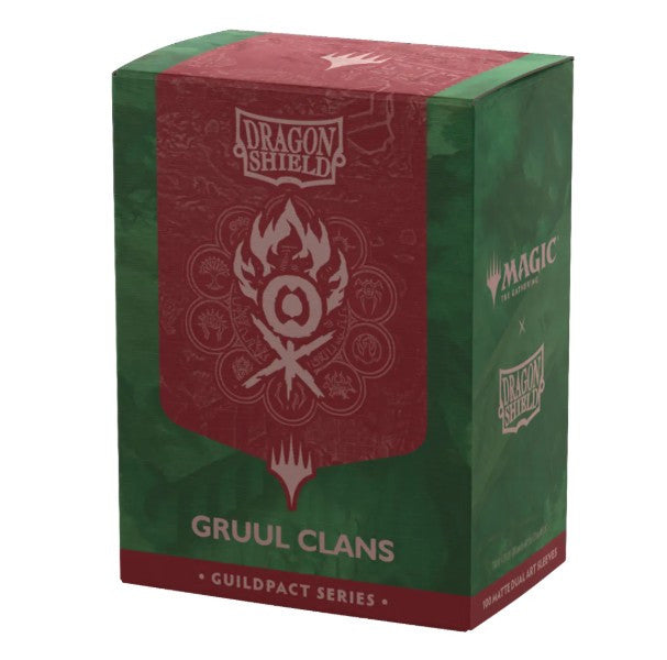 AT-16511 - 100 BUSTINE STANDARD - MATTE DUAL ART SLEEVES - GUILDPACK SERIES - GRUUL CLANS