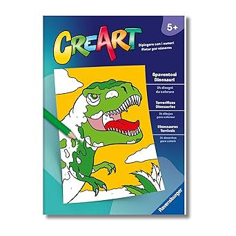 96000 - CREART: LIBRO DA COLORARE - SPAVENTOSI DINOSAURI