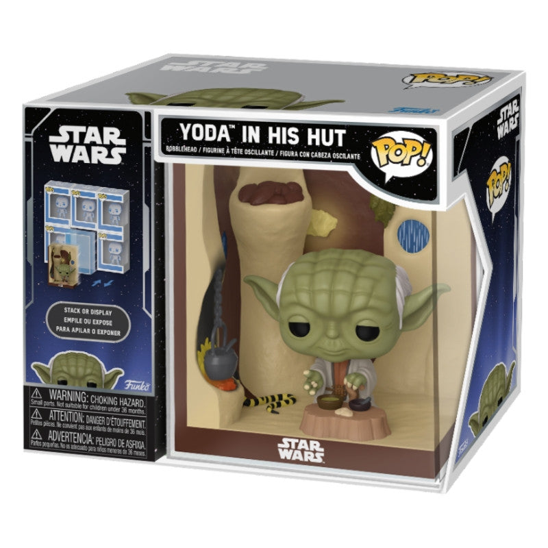 STAR WARS - POP FUNKO NOOK VINYL FIGURE - YODA IN HIS HUTT 9CM