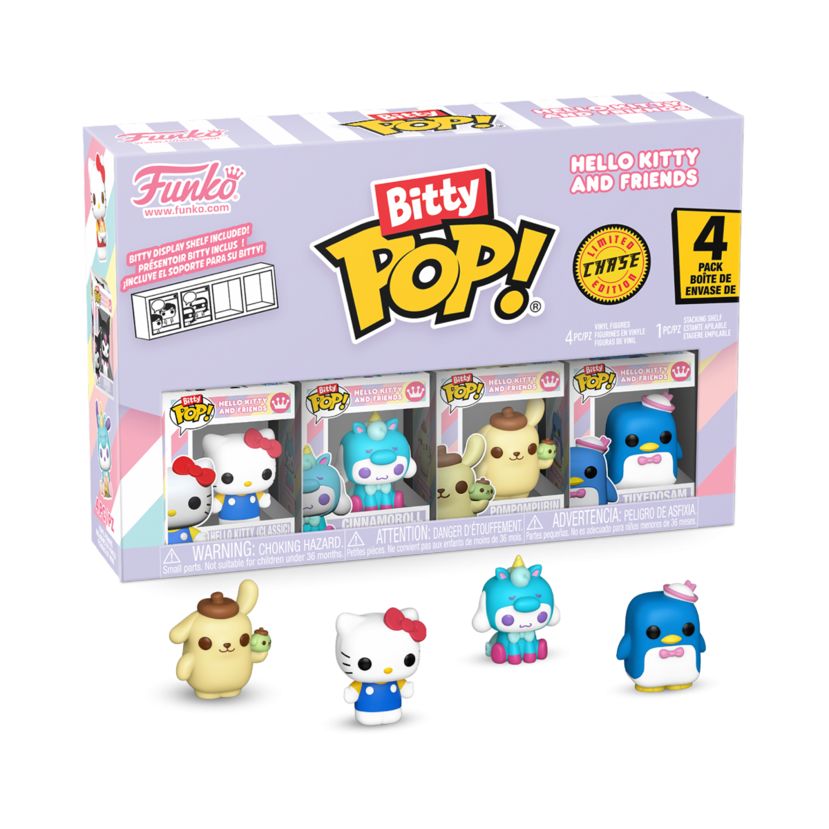 85713 - SANRIO - POP FUNKO BITTY VINYL FIGURE - HELLO KITTY (4PK)