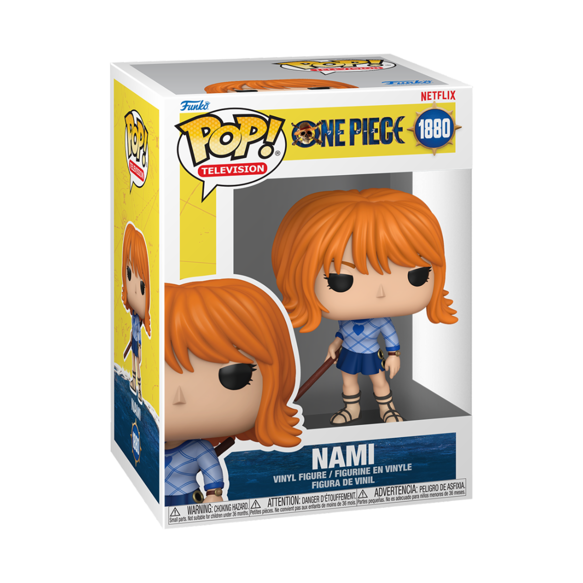 NETFLIX: ONE PIECE (LA) - POP FUNKO VINYL FIGURE 1880 NAMI 9CM