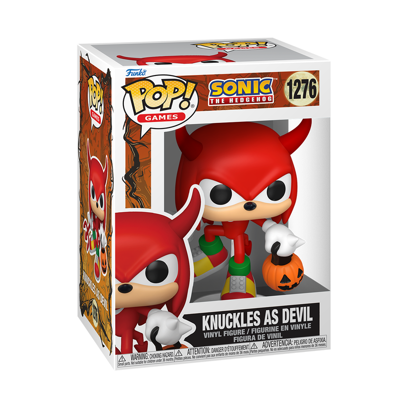 SONIC THE HEDGEHOG S11 - POP FUNKO VINYL FIGURE 1276 KNUCKLES AS DEVIL 9CM