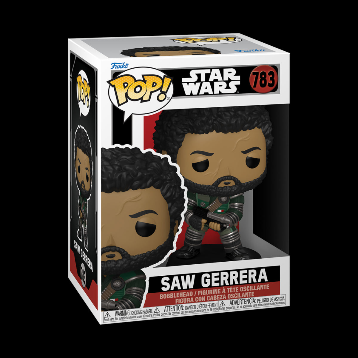 STAR WARS: ANDOR - POP FUNKO VINYL FIGURE 783 YOUNG SAW GERRERA 9CM