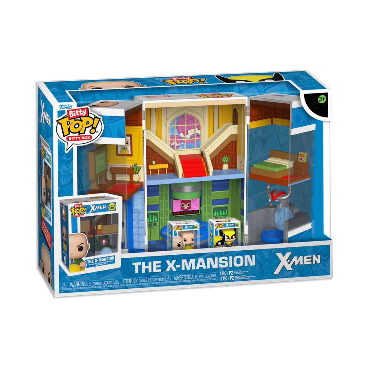 91389 - MARVEL: X-MEN - POP FUNKO BITTY BOX VINYL FIGURE - THE X-MANSION
