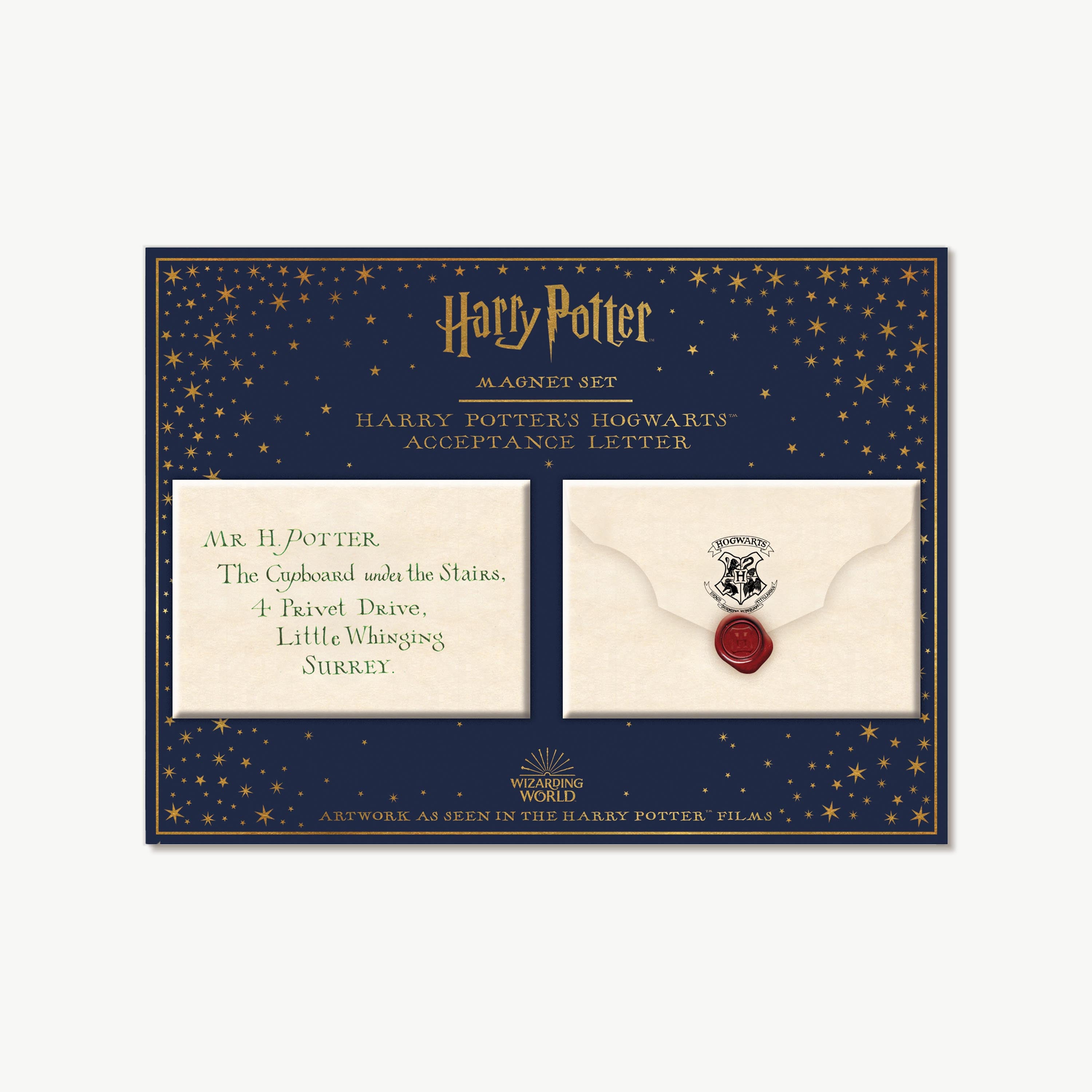 HPM05 - HARRY POTTER - HOGWARTS HARRY POTTER'S HOGWARTS ACCEPTANCE LETTER - MAGNET