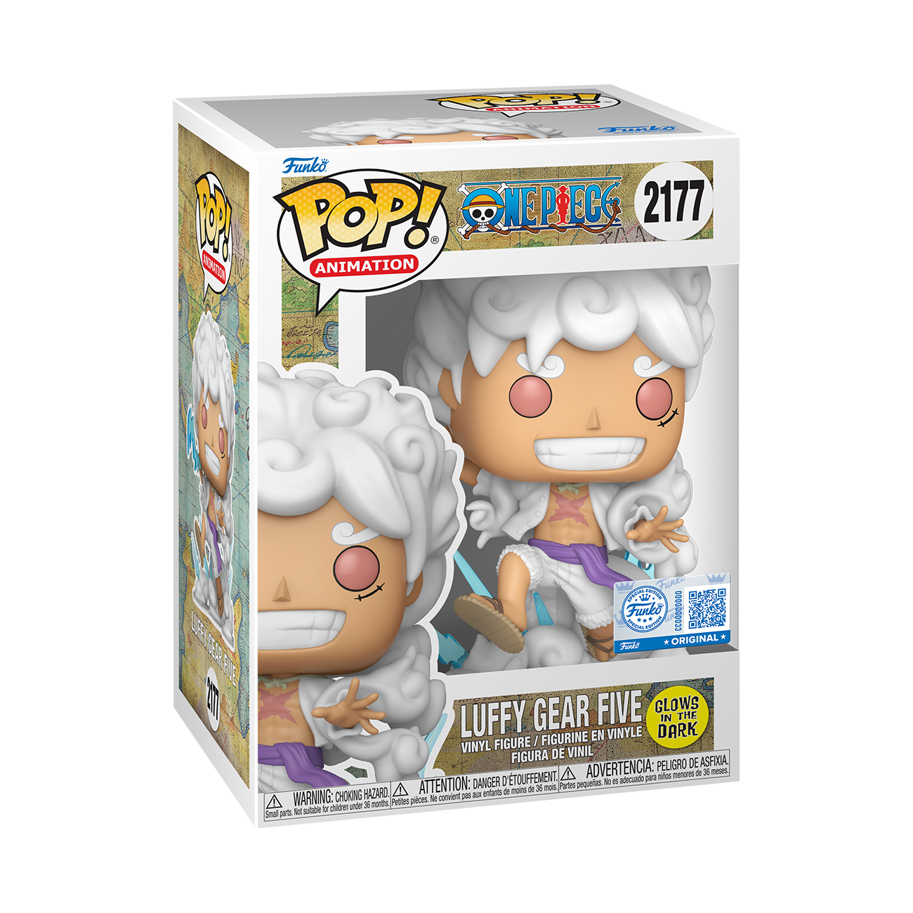 ONE PIECE - POP FUNKO VINYL FIGURE - GEAR 5 LUFFY (GW) 9CM FUNSIDE EXCL