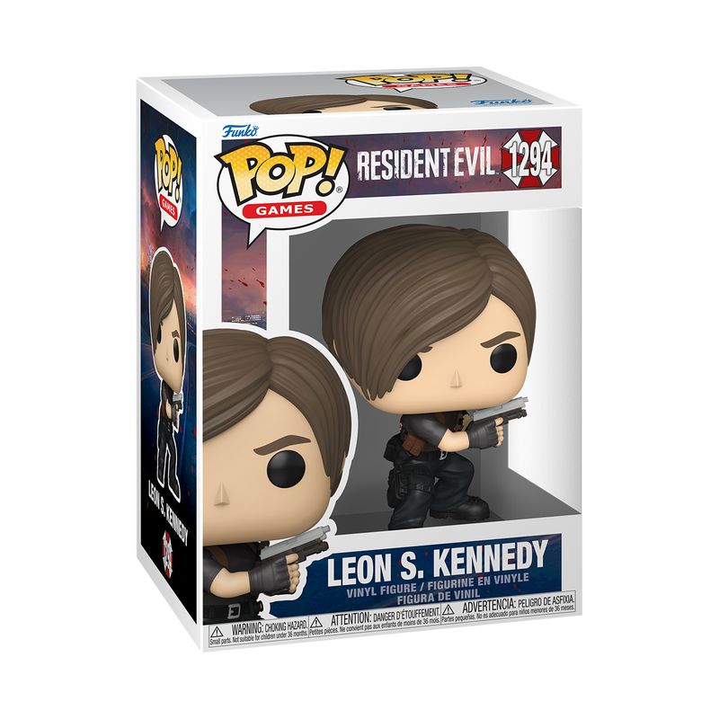 RESIDENT EVIL S2 - POP FUNKO VINYL FIGURE 1294 LEON S. KENNEDY 9CM
