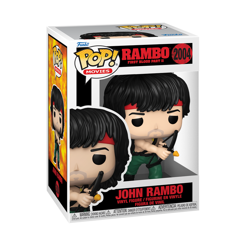 RAMBO S2 - POP FUNKO VINYL FIGURE 2004 JOHN RAMBO (WITH BOW) 9CM