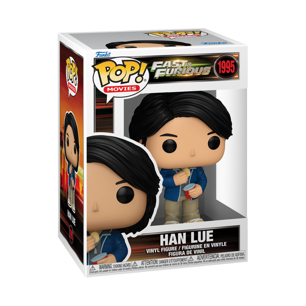 FAST & FURIOUS S2 - POP FUNKO VINYL FIGURE 1995 HAN LUE 9CM
